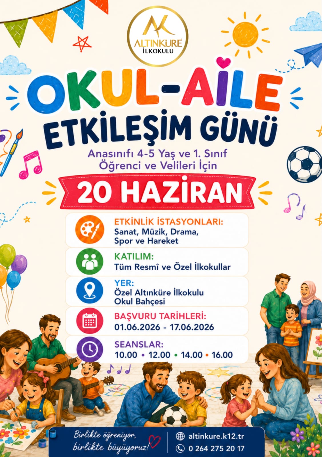 Okul Aile Etkileşim Günü Afişi